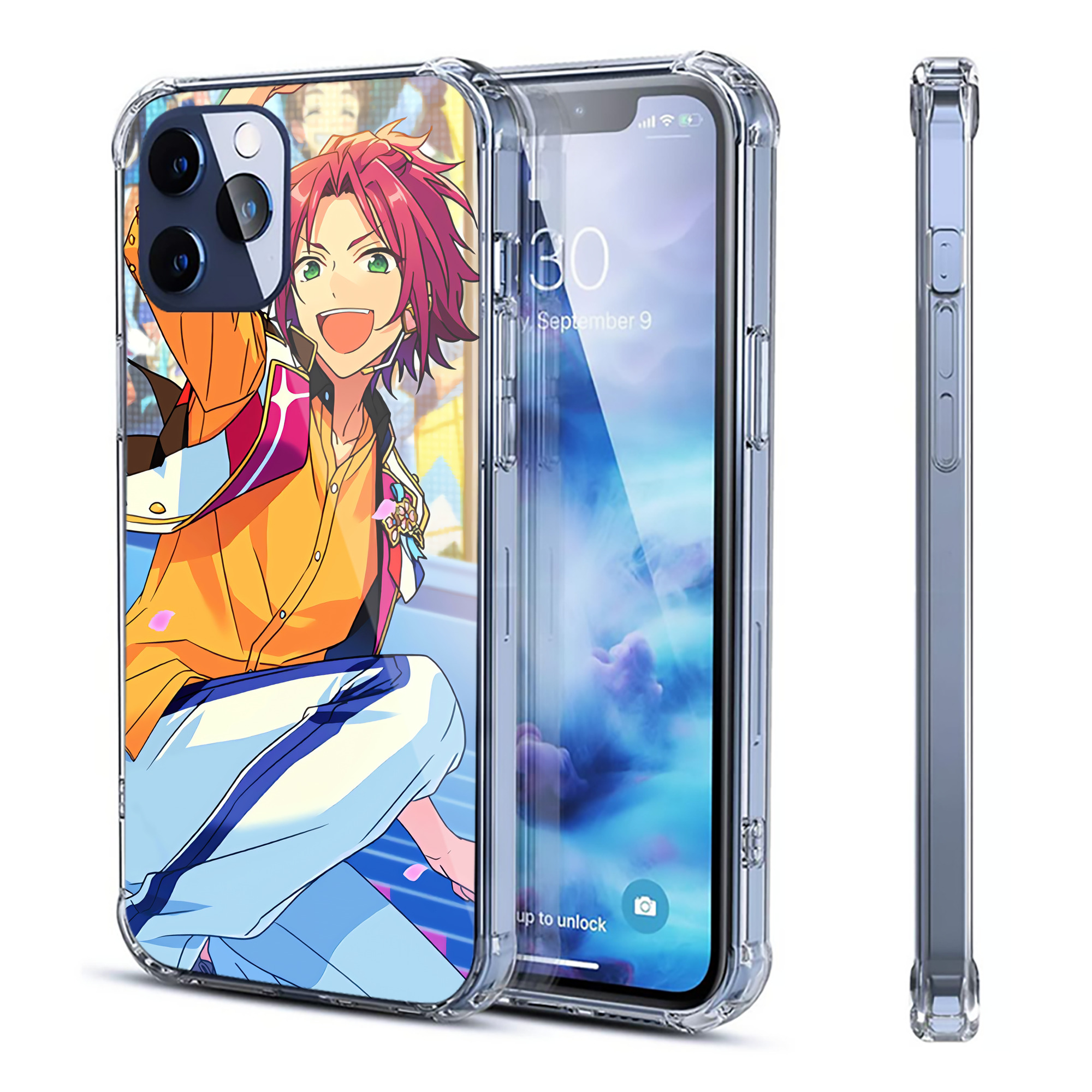 （画像用） あんさんぶるスターズ! Ensemble Stars 【iPhone 12シリーズ対応】透明スマホケース（クリアソフトケース）
